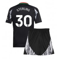 Camiseta Arsenal Raheem Sterling #30 Segunda Equipación Replica 2024-25 para niños mangas cortas (+ Pantalones cortos)